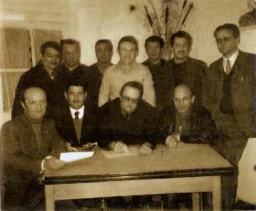 Le comité des Fêtes en 1972