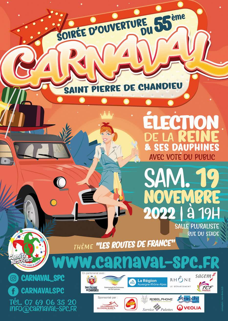 élection de la reine du Carnaval 55 et de ses dauphines