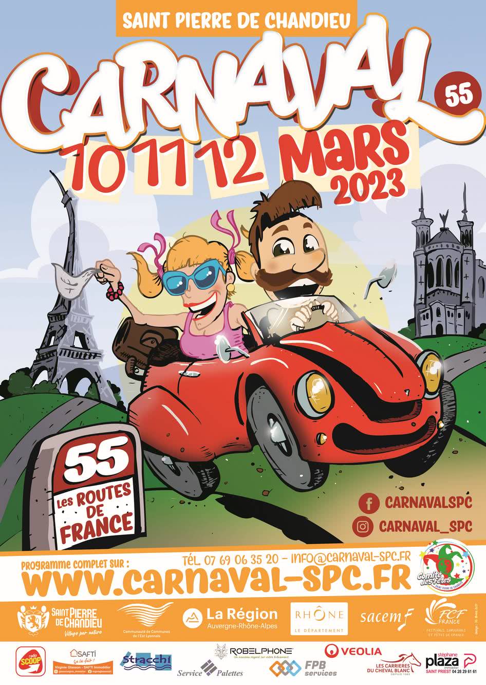 2023 affiche carnaval 55