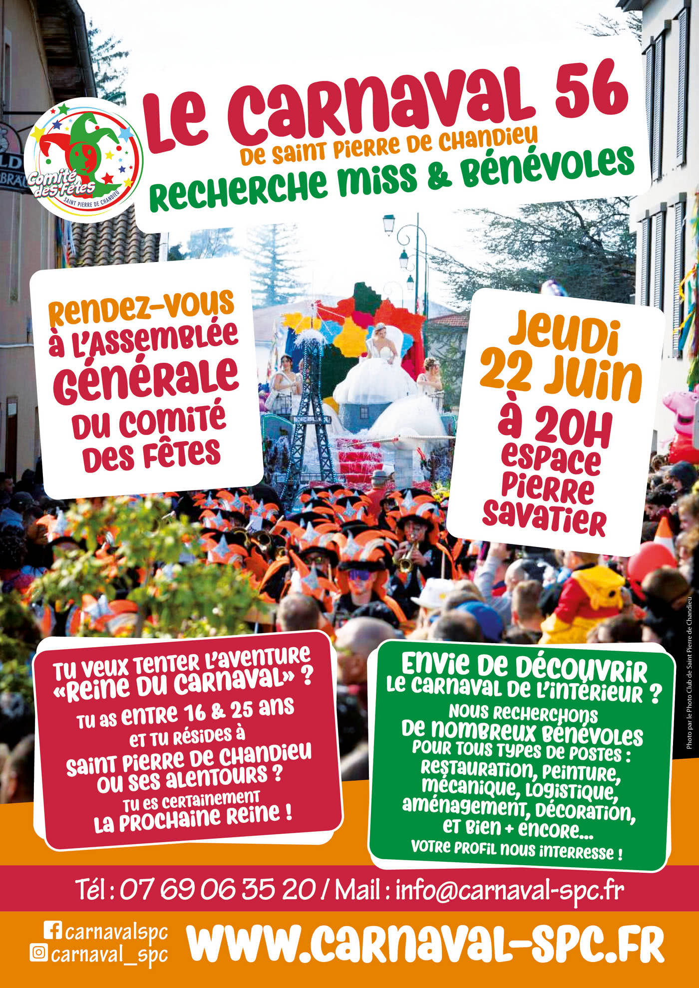 Affiche assemblée générale, recherche de bénévoles, recherche candidates