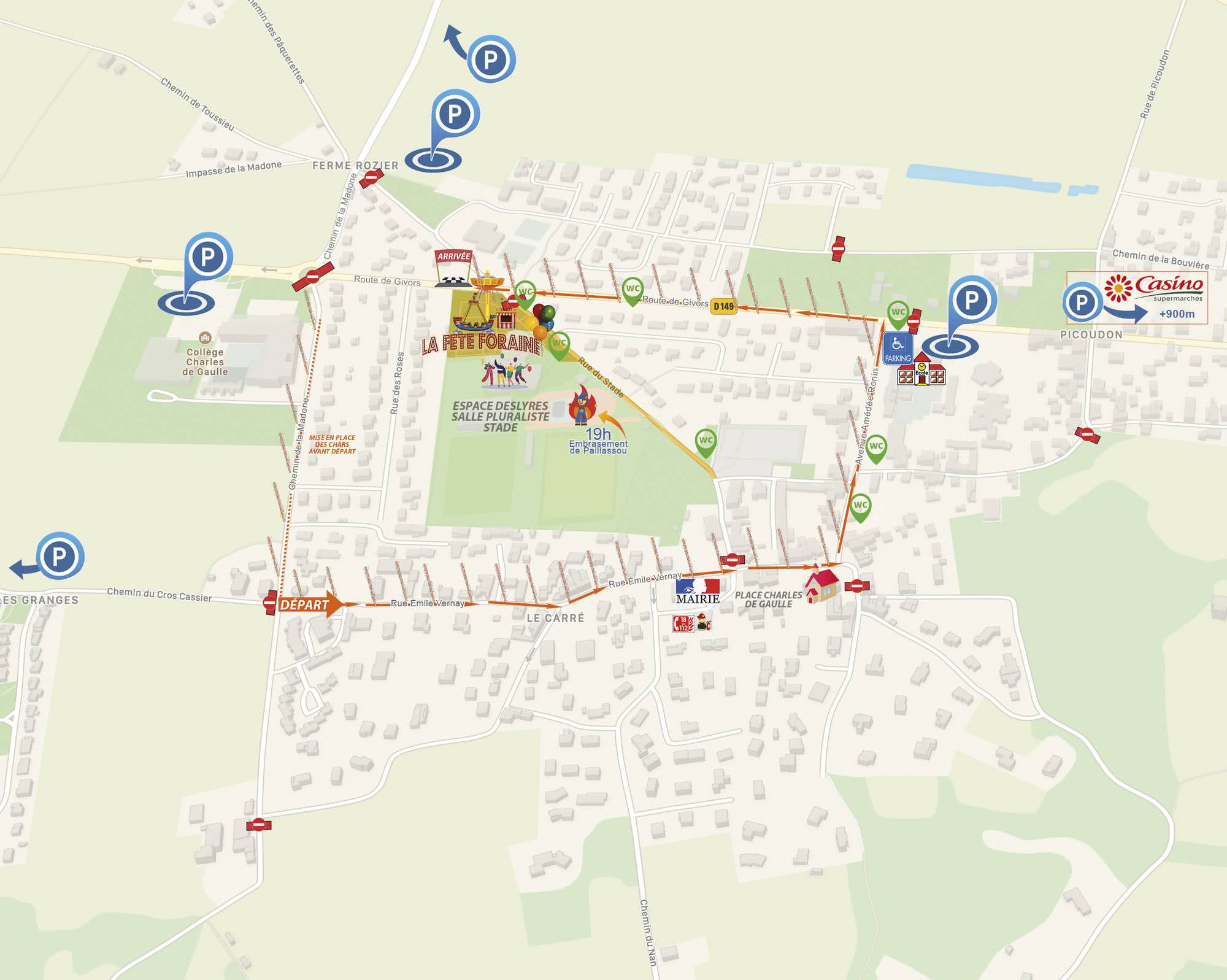 plan corso parkings dimanche 2023