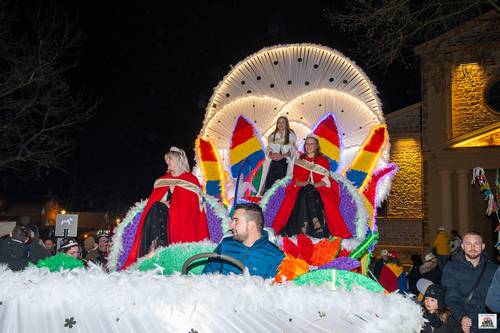 Un des chars du défilé nocturne du Carnaval 56